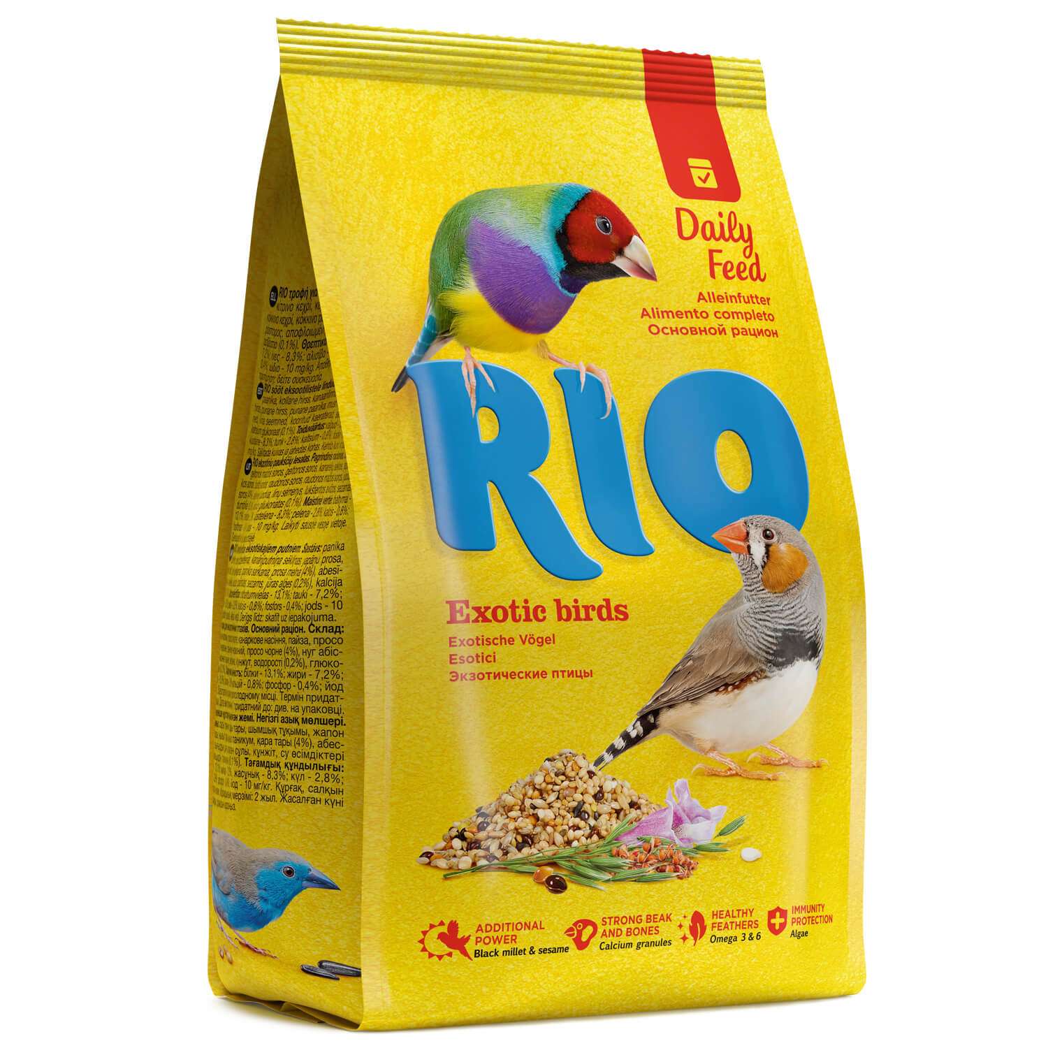 Корм для экзотических птиц RIO основной 1кг - фото 1