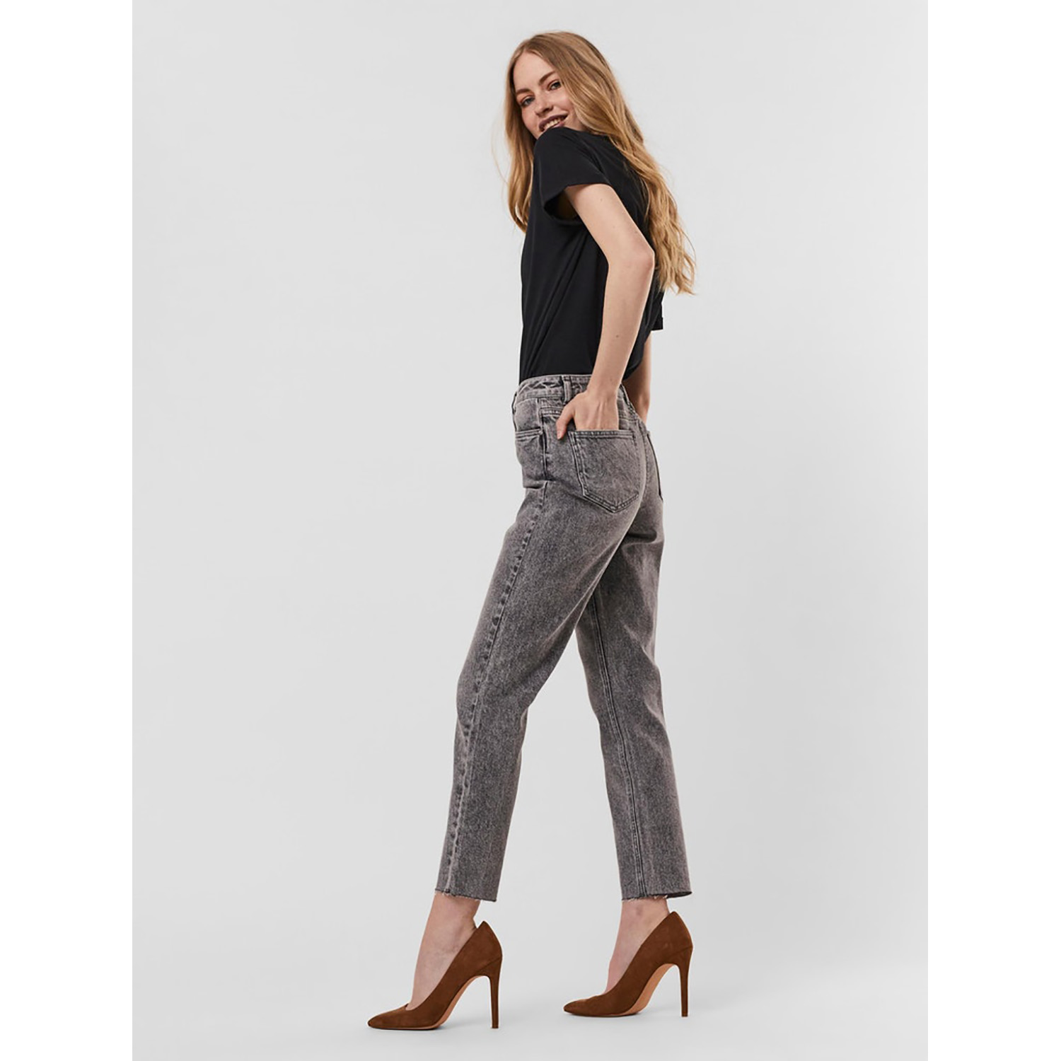 Брюки VERO MODA 10255467/Light Grey Denim/"32 - фото 6