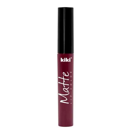 Жидкая помада для губ KIKI Matte lip color 205 красный виноград