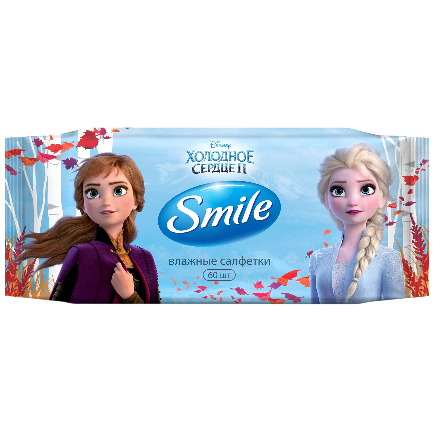 Салфетки влажные Smile Frozen 60шт - фото 1