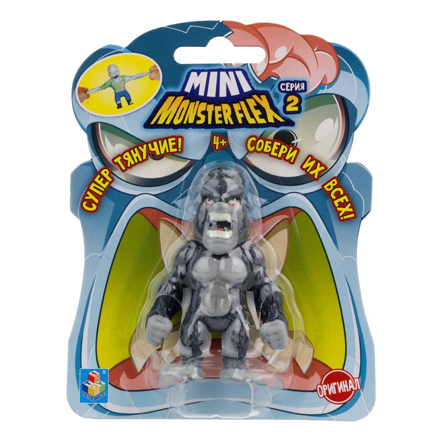 Игрушка тягун 1Toy Monster Flex Mini 2 в ассортименте Т23838 - фото 46