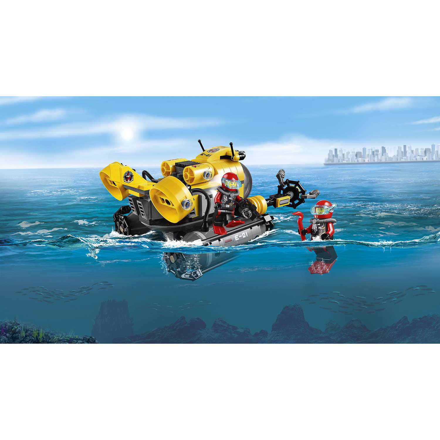 Конструктор LEGO City Deep Sea Explorers Глубоководная подводная лодка (60092) - фото 6