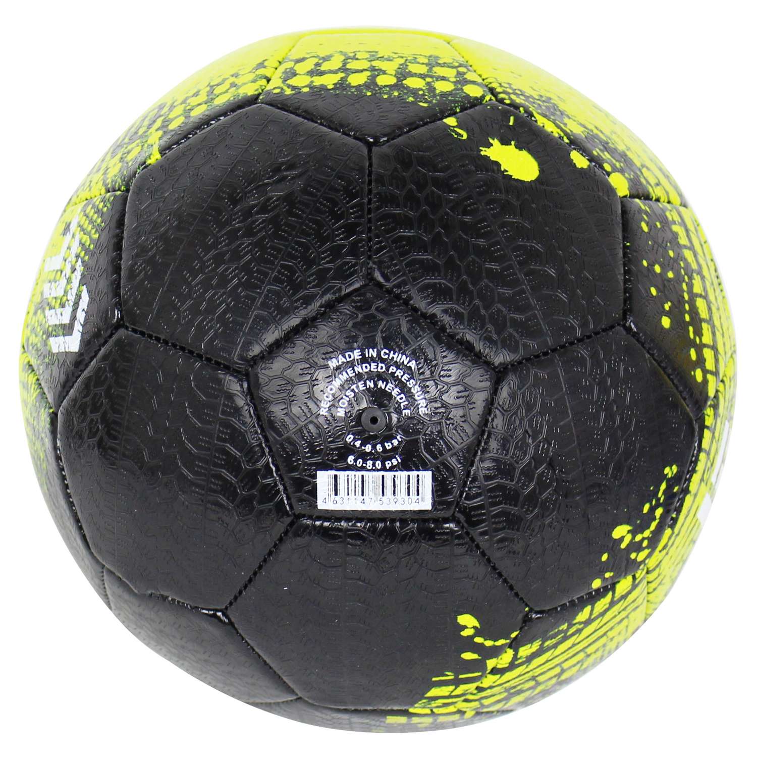 Мяч футбольный InGame UNDERGROUND №5 черно-желтый - фото 3