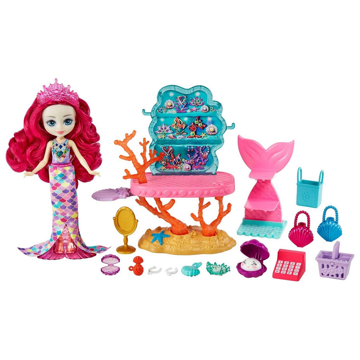 Набор игровой Enchantimals Магазин с сокровищами океана кукла+питомец с аксессуарами HCF71 GJX35 - фото 1