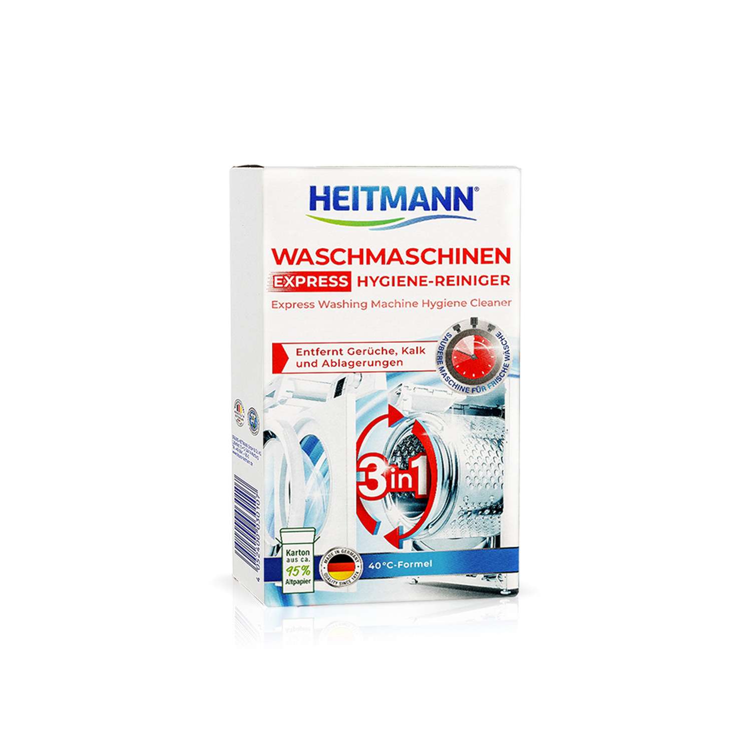Экспресс-очиститель Heitmann для стиральных машин Waschmaschinen Hygiene-Reiniger Express 250г - фото 1