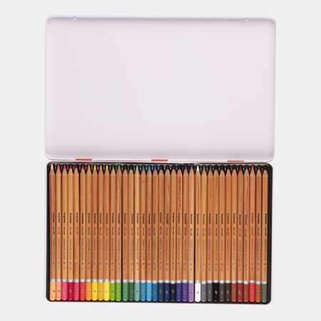 Набор цветных карандашей BRUYNZEEL Expression Colour 36 цветов в металлическом коробе-пенале