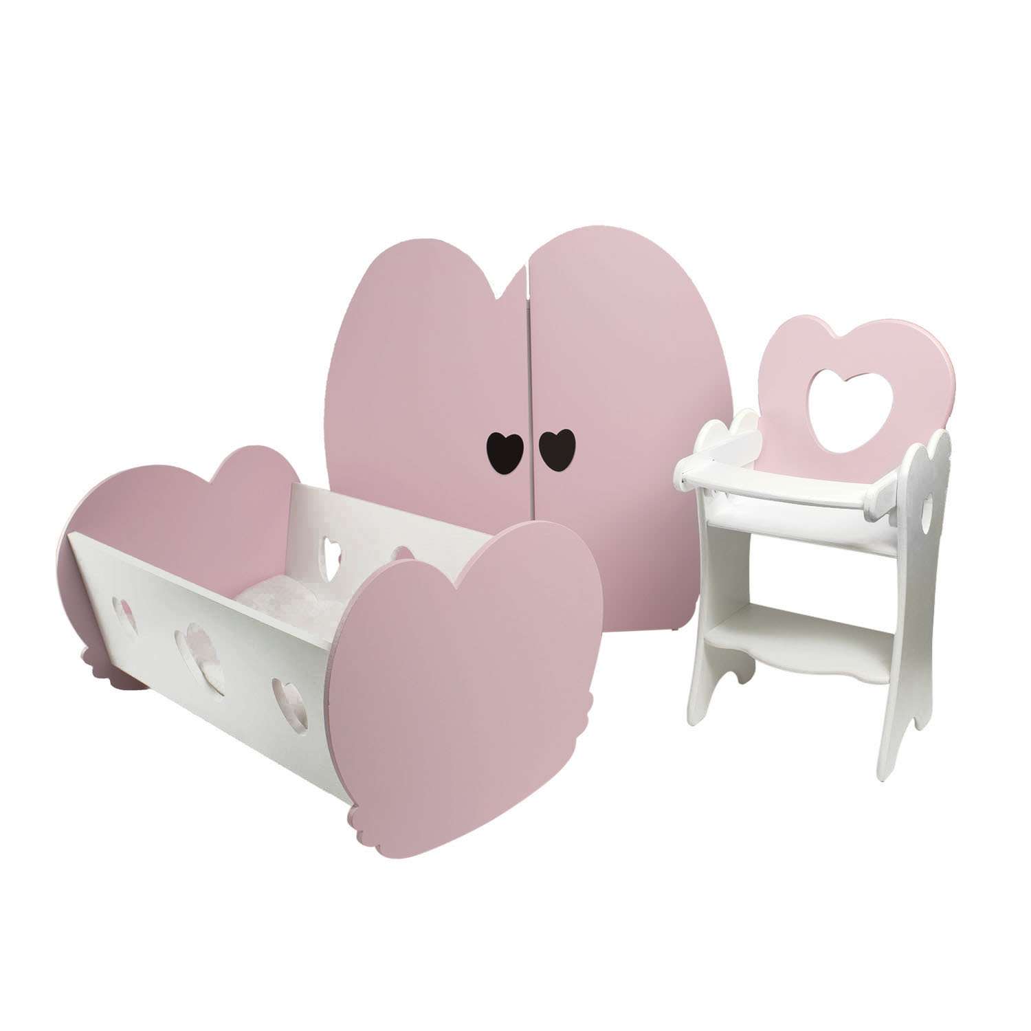 Мебель для кукол PAREMO 3предмета Нежно-розовый PFD120-21 PFD120-21 - фото 1