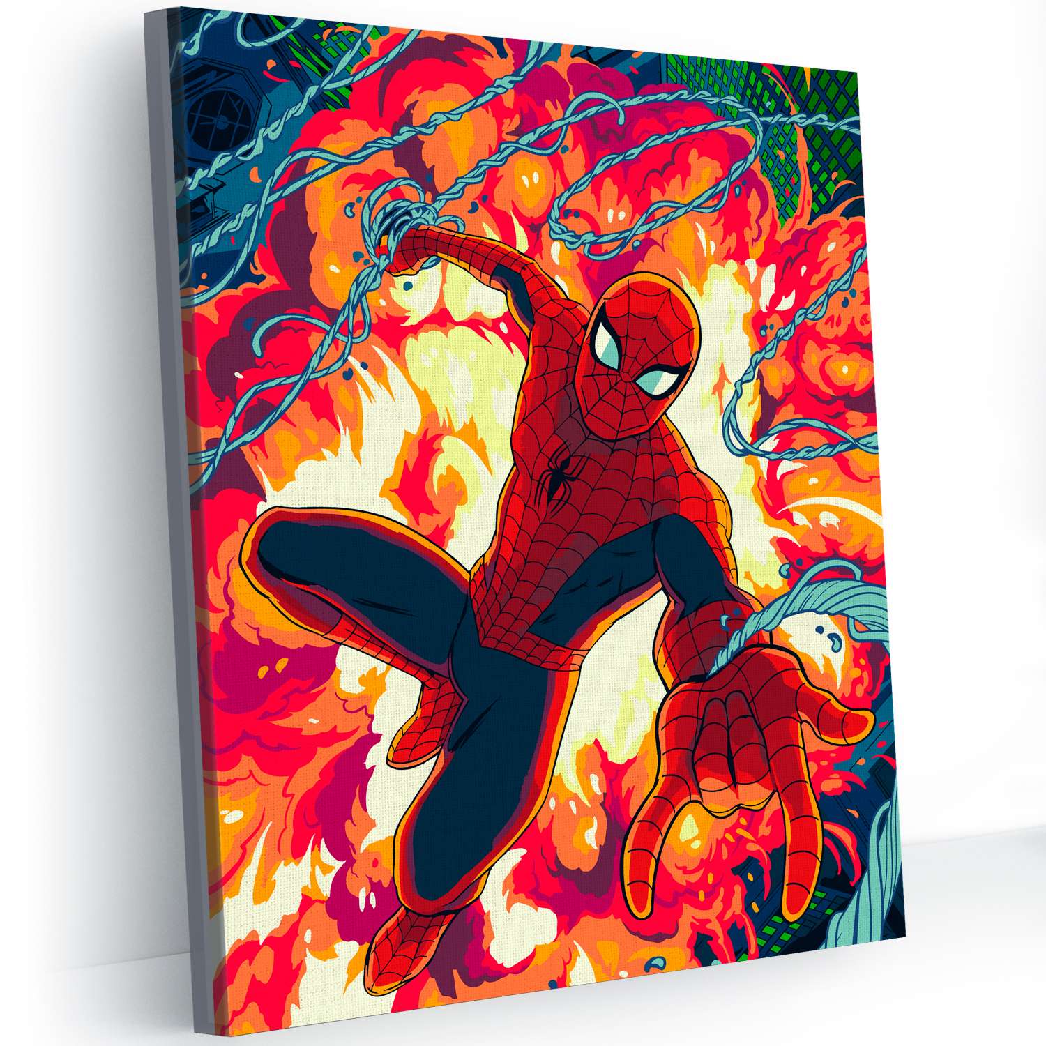 Наборы для рисования MARVEL Картина по номерам Человек паук 40*50 - фото 1