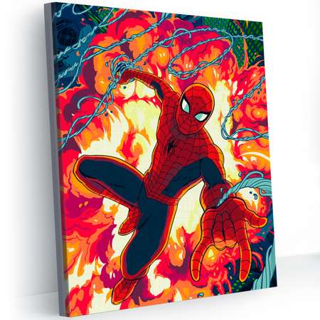 Наборы для рисования MARVEL Картина по номерам Человек паук 40*50