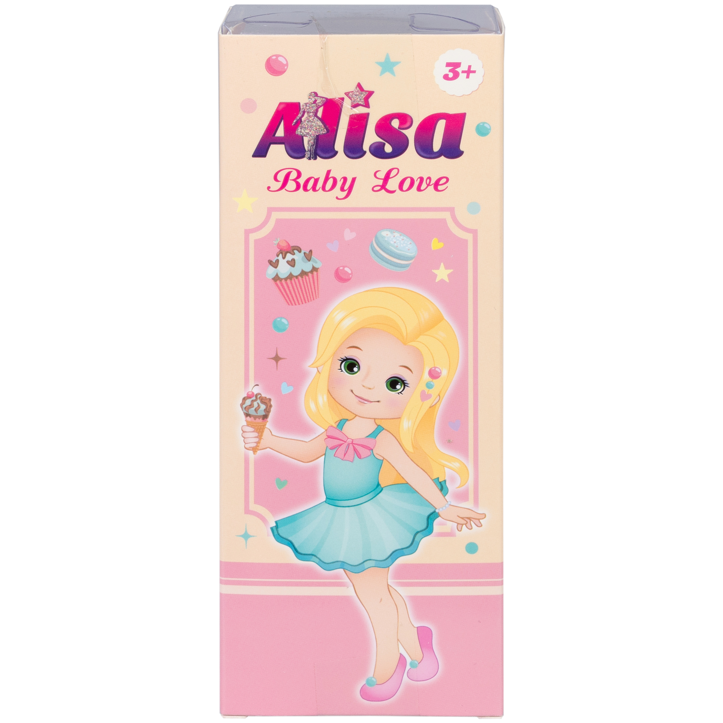 Кукла для девочки Alisa baby love 1TOY в летней малышка мини одежде в голубом платье с радугой 12 см Т25194-3 - фото 5