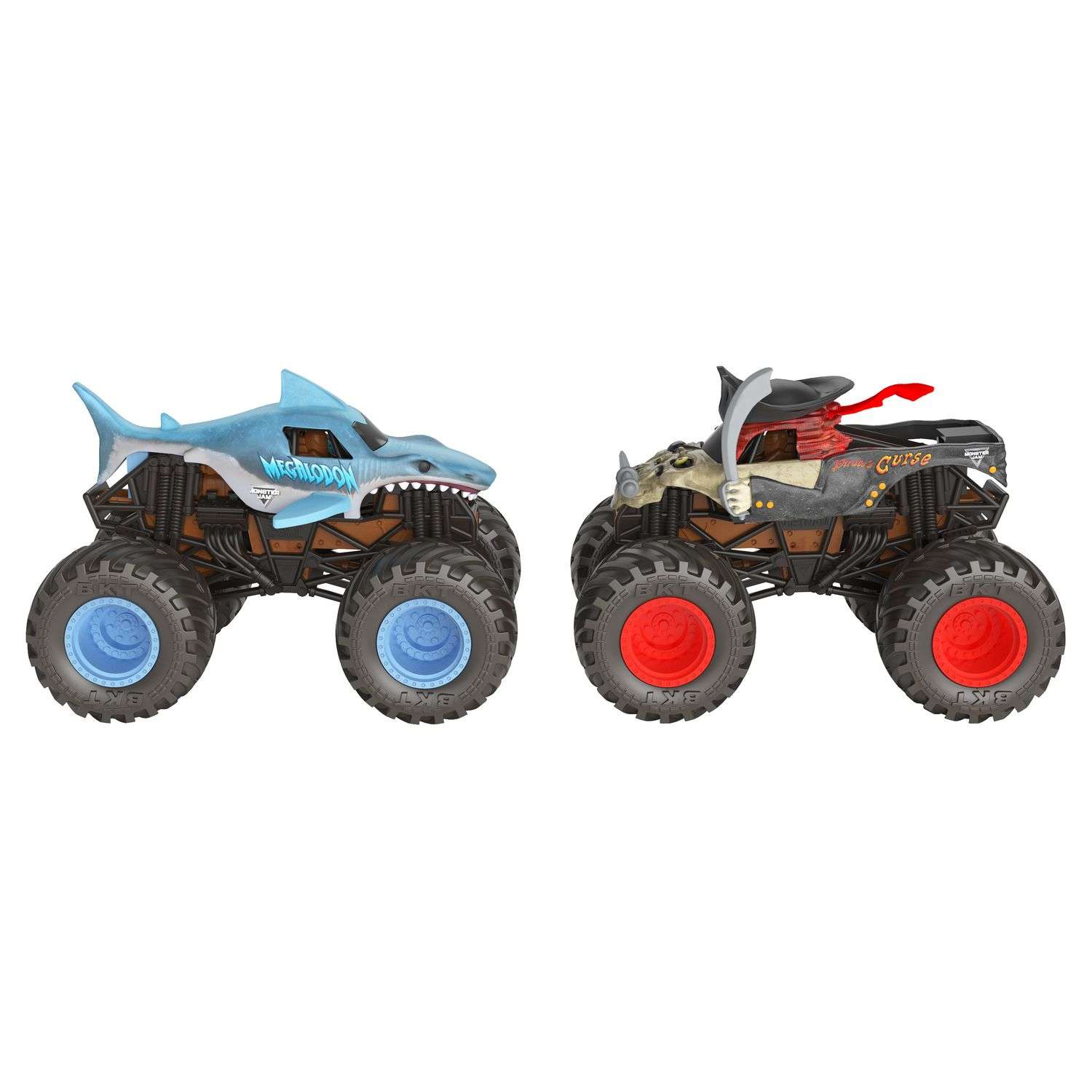 Машинка Monster Jam 1:64 2шт MegalodonV PiratesCurse6044943/20128653 6044943 - фото 6