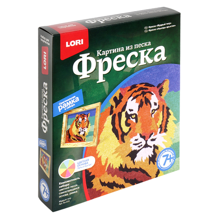 Набор для творчества LORI Фреска Мудрый тигр