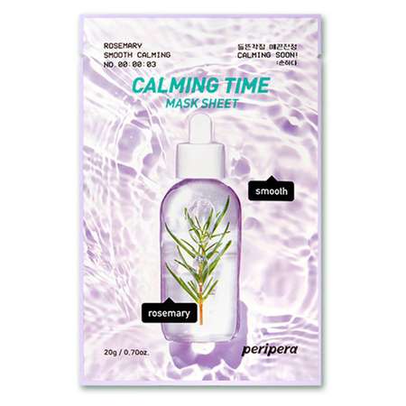 Маска тканевая Peripera Calming time с экстрактом розмарина 20 г