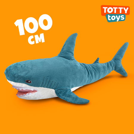 Мягкая Игрушка TOTTY TOYS акула 100 см синяя