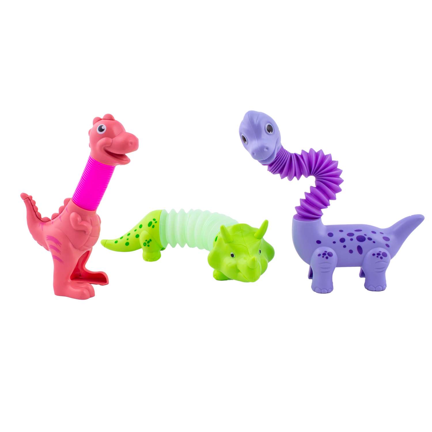 Игрушка KiddiePlay Трубозяки динозаврики в ассортименте 9510 - фото 1