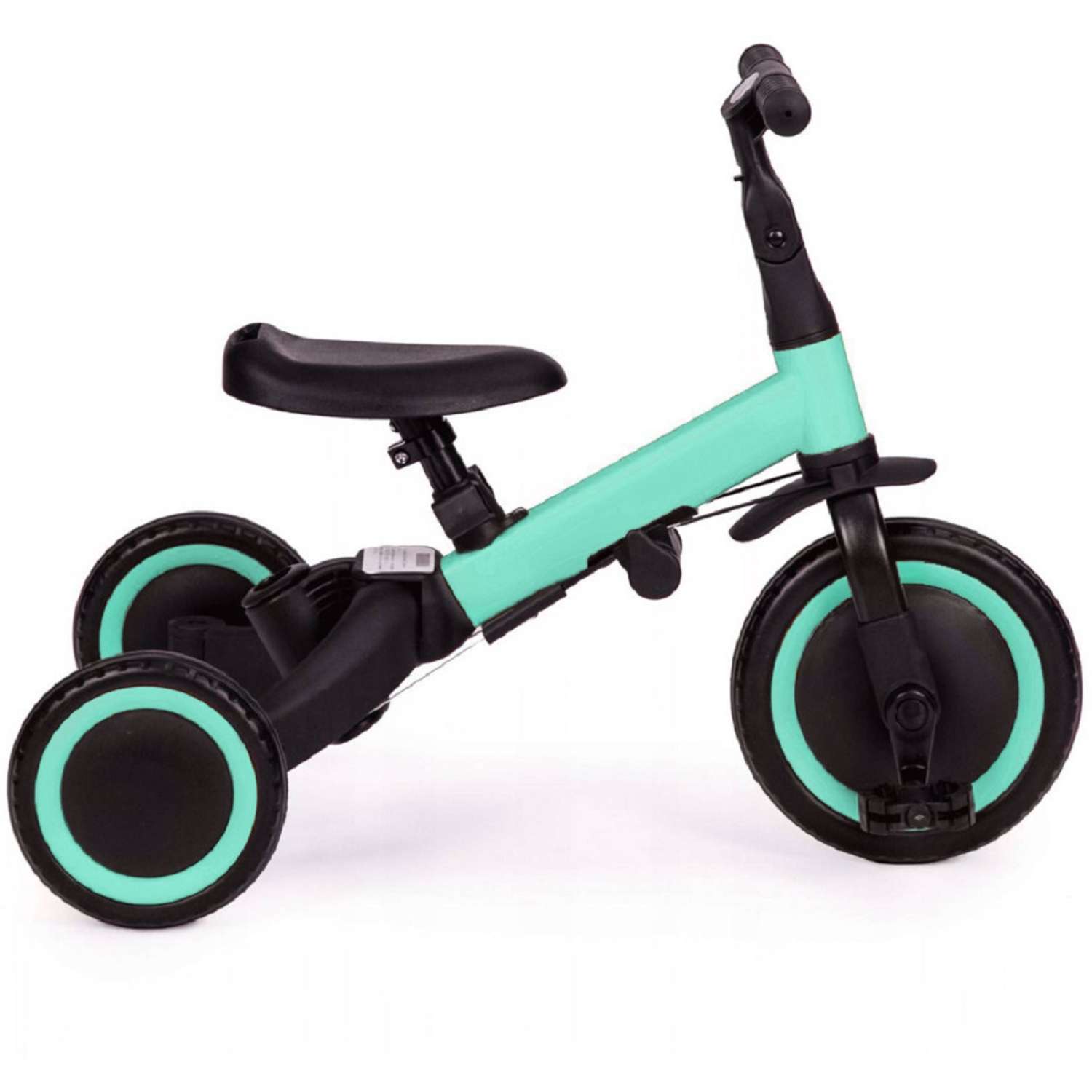 Беговел-велосипед R-Wings детский 4в1 с родительской ручкой зеленый - фото 11