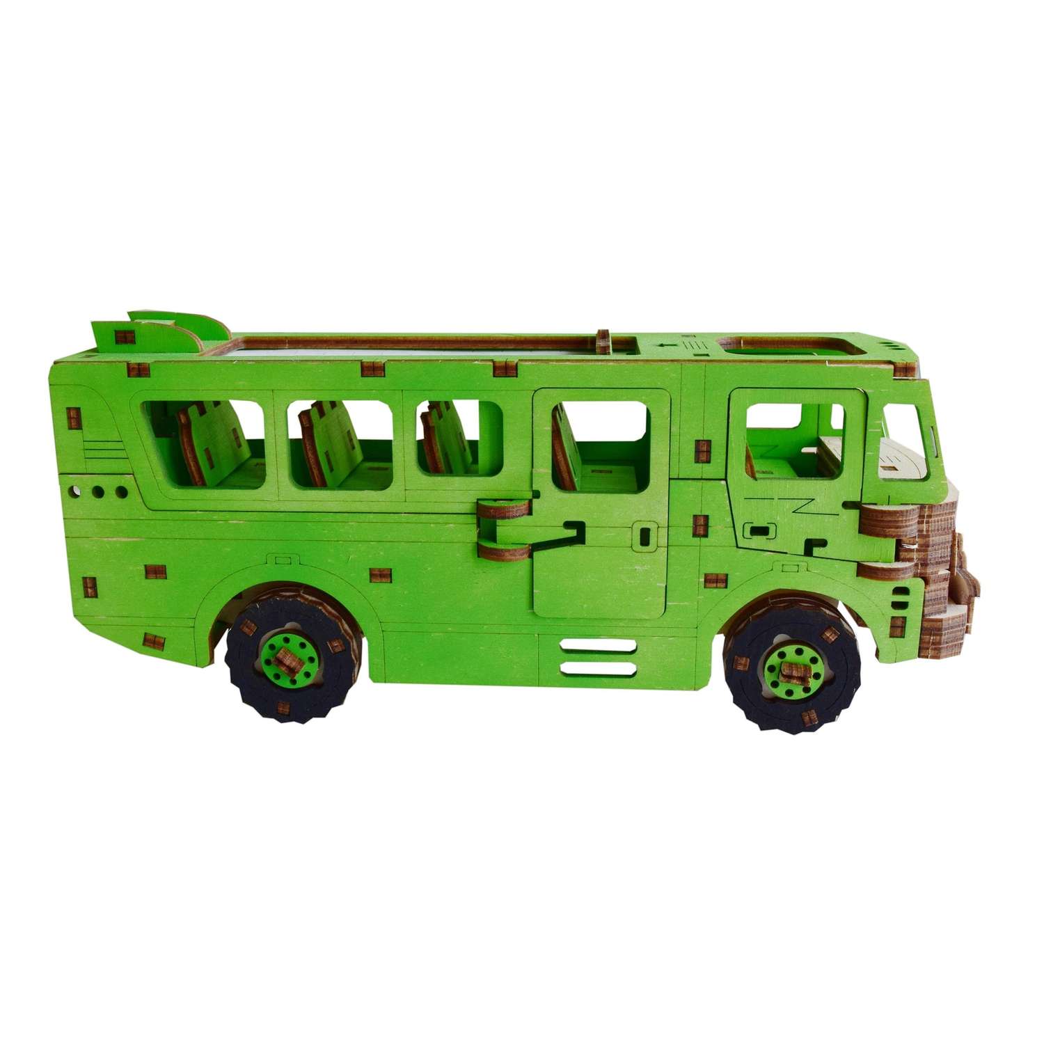 Сборная модель из фанеры HobbyWood Автобус - фото 1