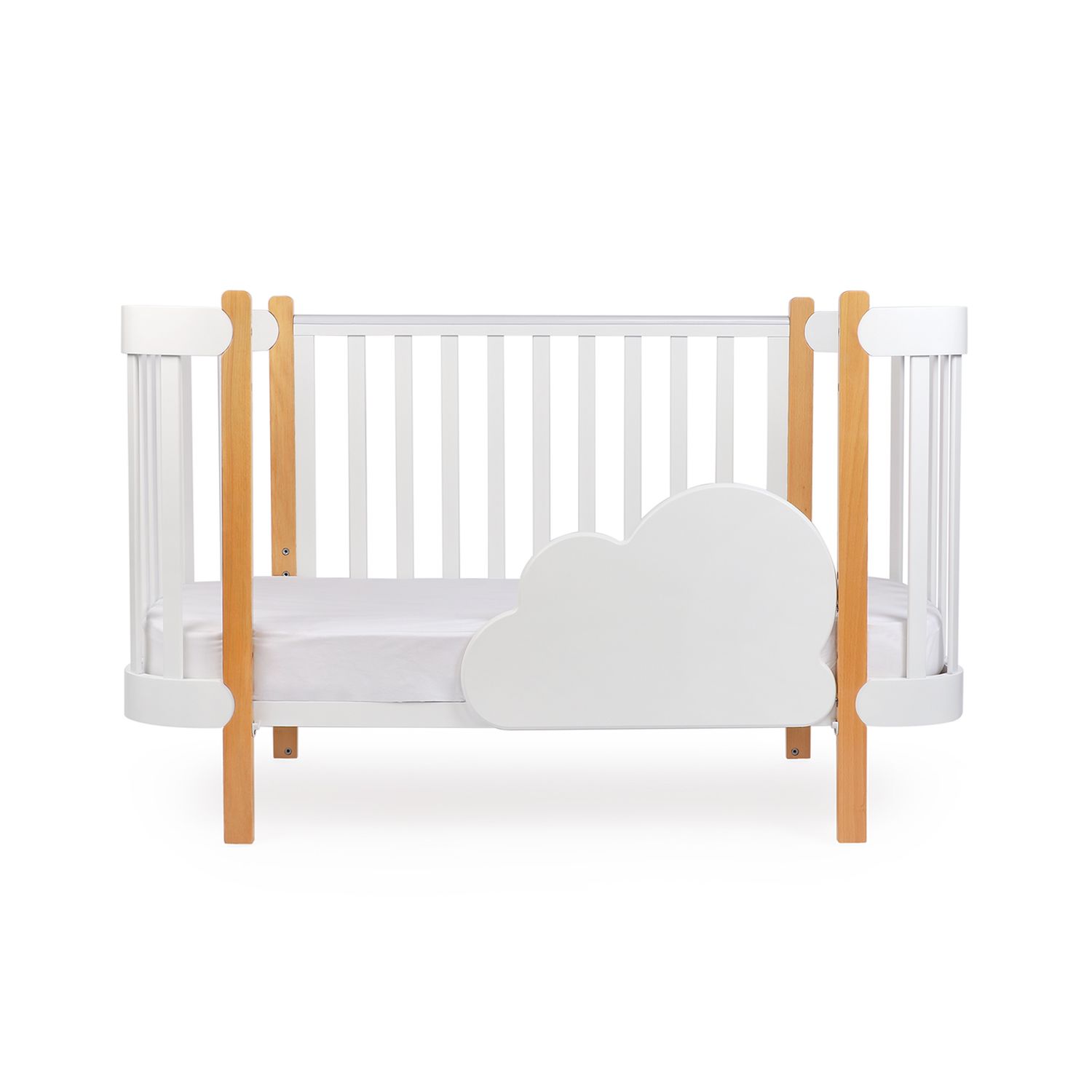 Детская кроватка Happy Baby Mommy Lux прямоугольная, универсальный маятник (белый) - фото 8