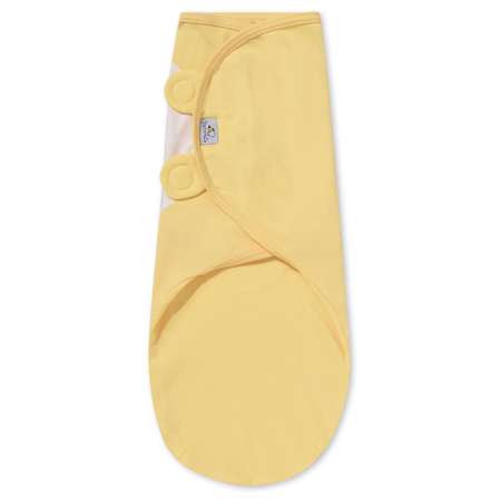 Пеленка Pecorella SwaddleFun на липучках L 4.5-8.5кг Mid yellow