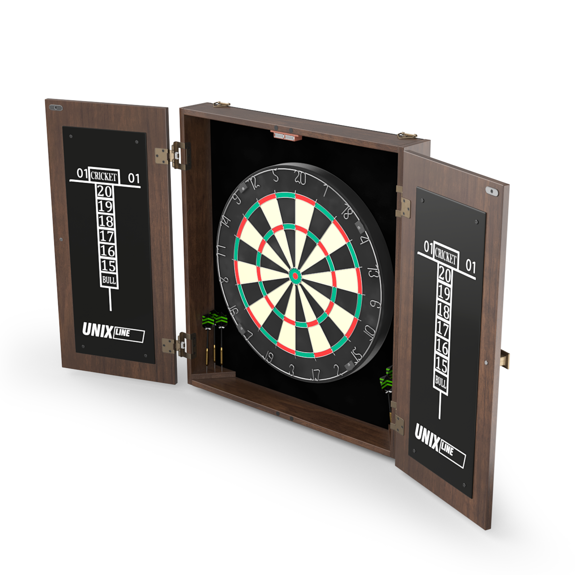 Дартс UNIX line Dartboard D-46cm Wood - фото 12