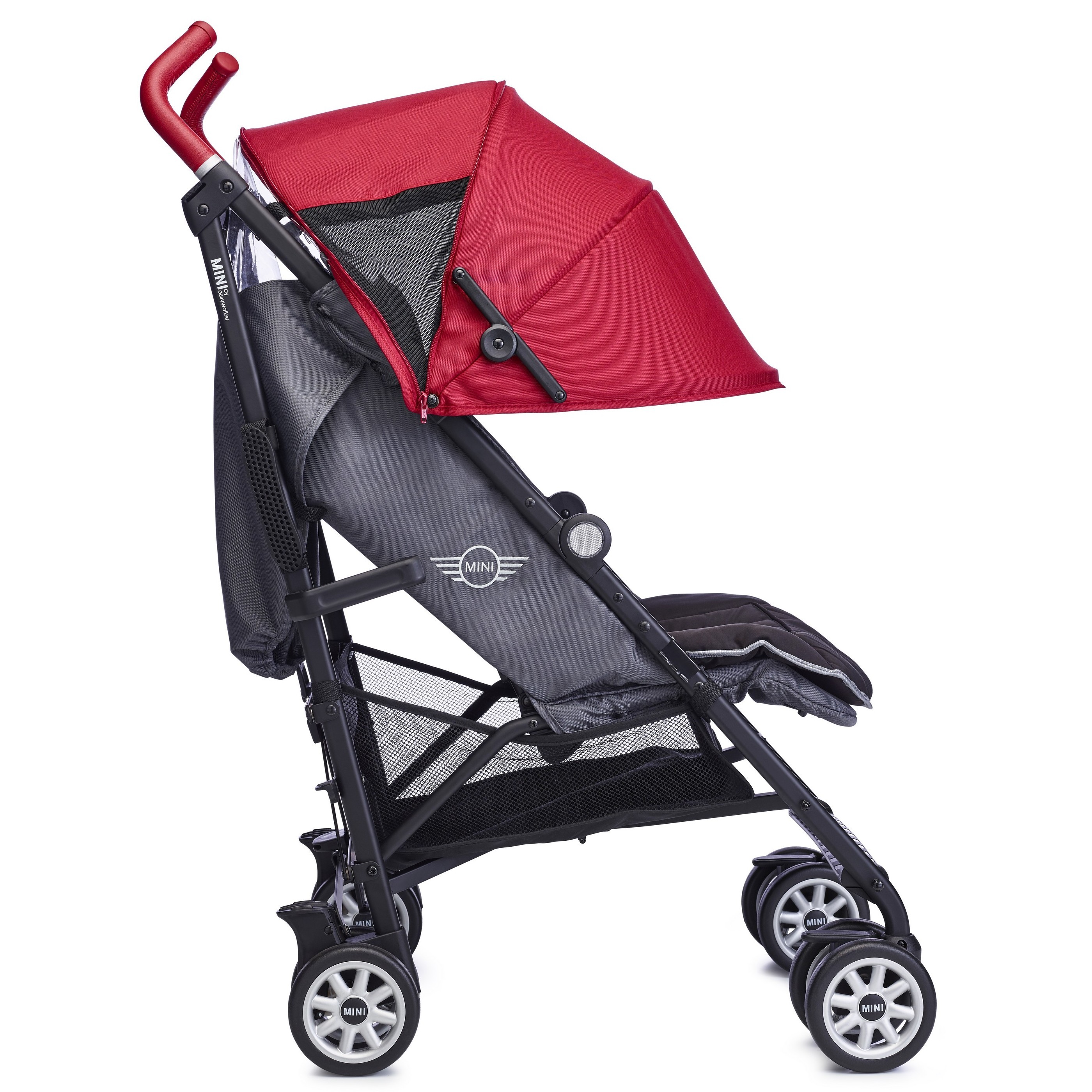 Коляска Easywalker Mini Buggy Union c бампером Red - фото 4