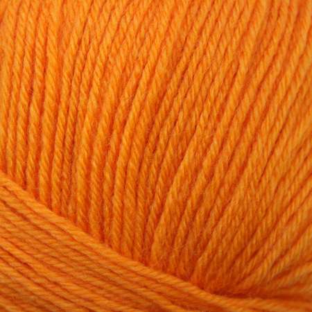 Пряжа для вязания Пехорка детский каприз 50 гр 225 м мериносовая шерсть фибра мягкая 485 жёлтооранжевый 10 мотков