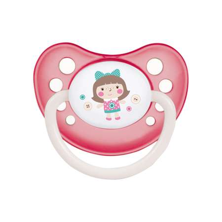 Пустышка Canpol Babies Toys анатомическая 6-18месяцев Розовая