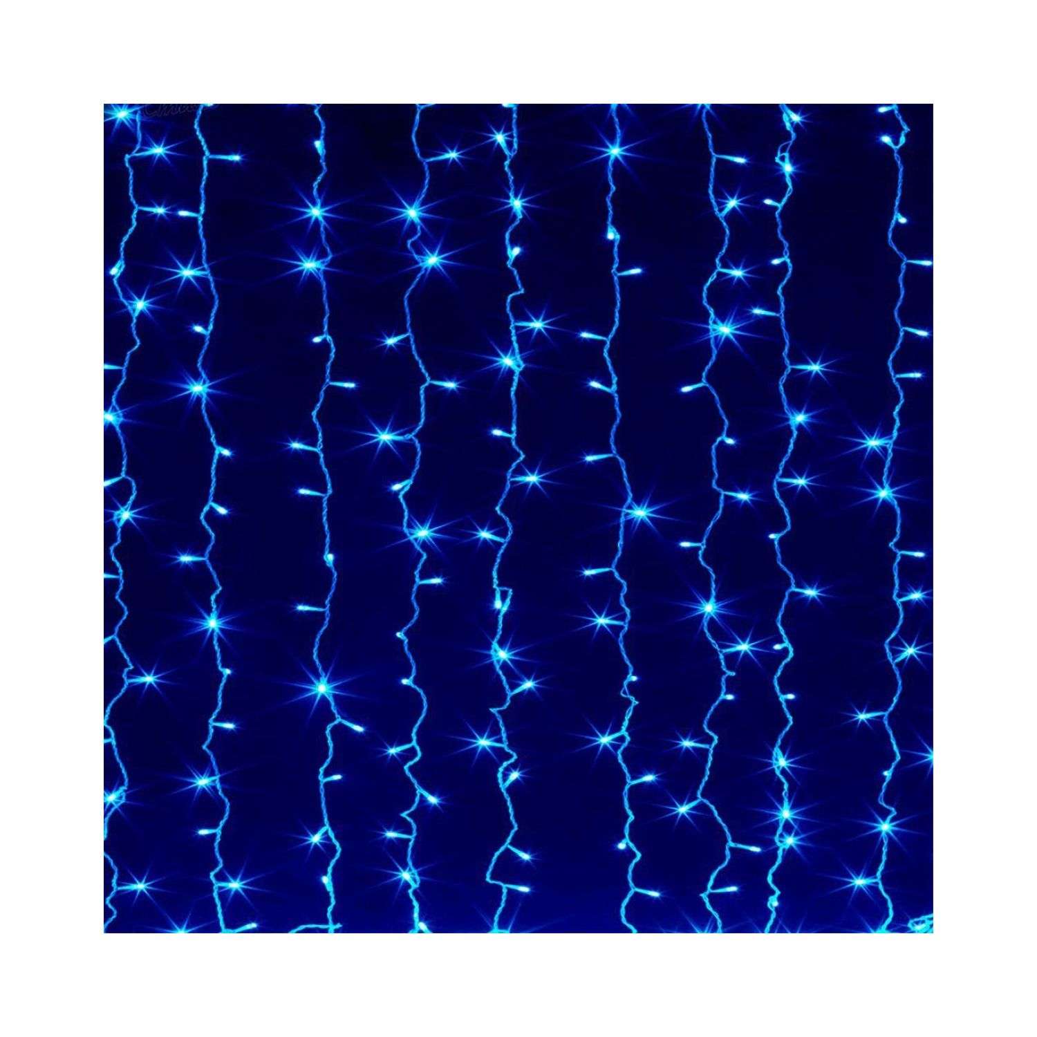Светодиодная гирлянда Uniglodis Шторка 2х2 м синяя - фото 2