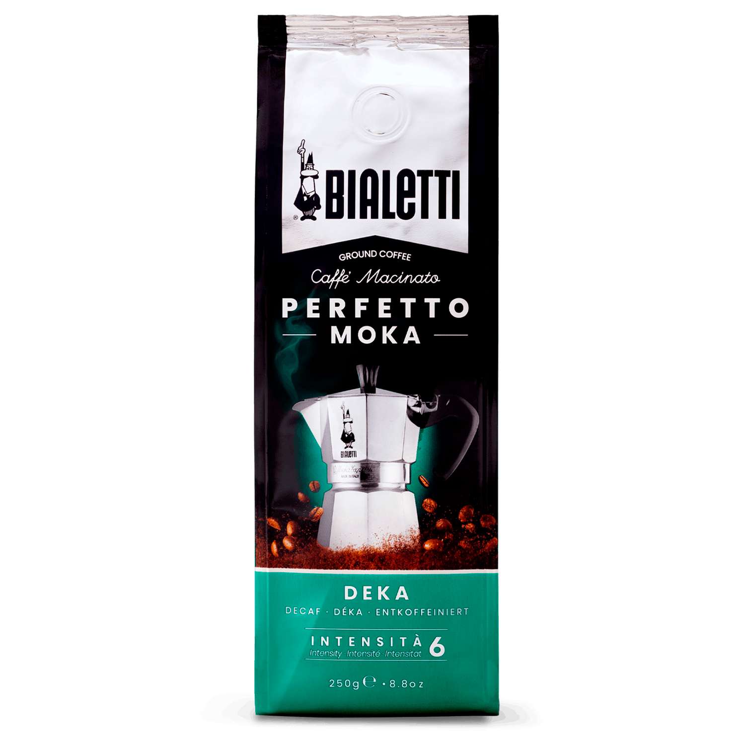 Кофе BIALETTI молотый Perfetto Moka Deka 250г - фото 1