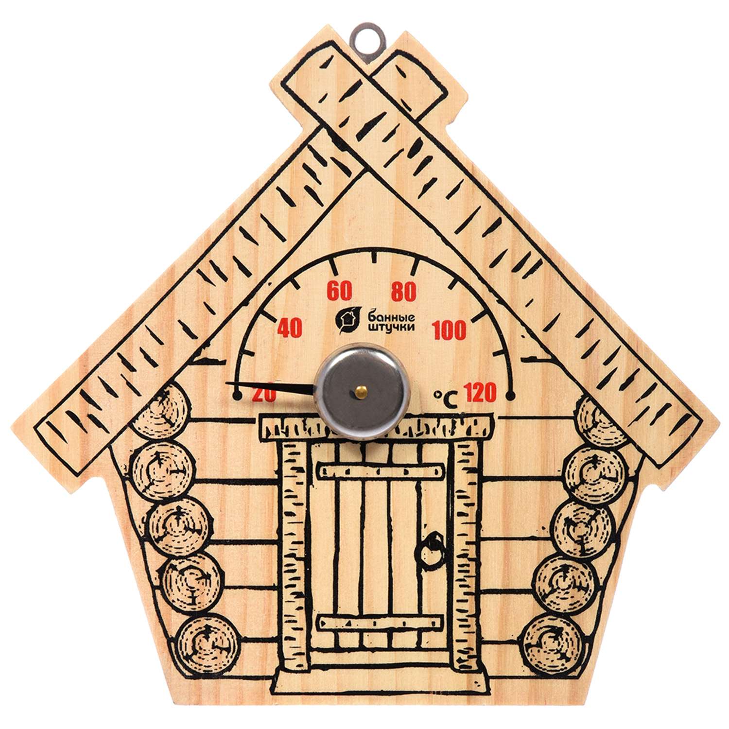 Термометр Парилочка Банные штучки Термометр Парилочка 17х16х25 см для бани и сауны - фото 1
