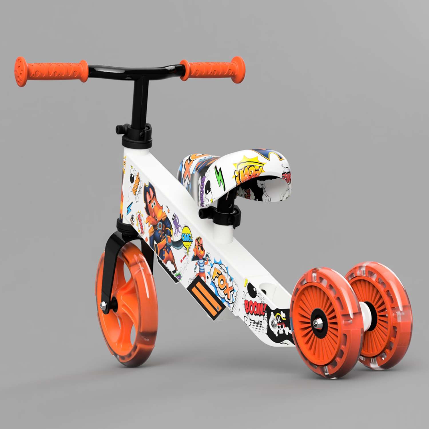 Беговел Small Rider Turbo Bike оранжевый - фото 7