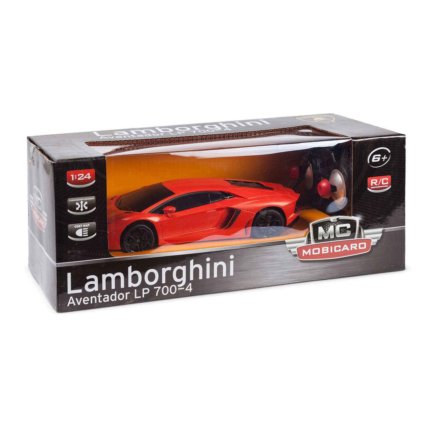 Машина Mobicaro РУ 1:24 Lamborghini LP700 Красная - фото 3