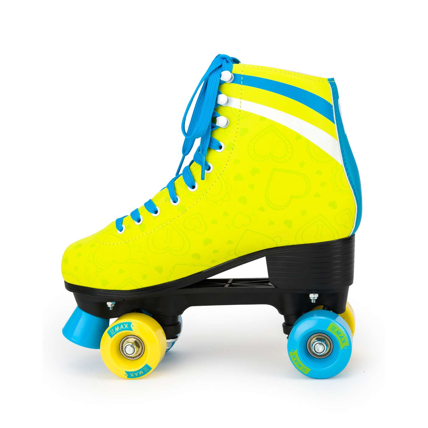 Роликовые коньки SXRide Roller skate YXSKT04LEM38 цвет лимонный размер 38 - фото 3