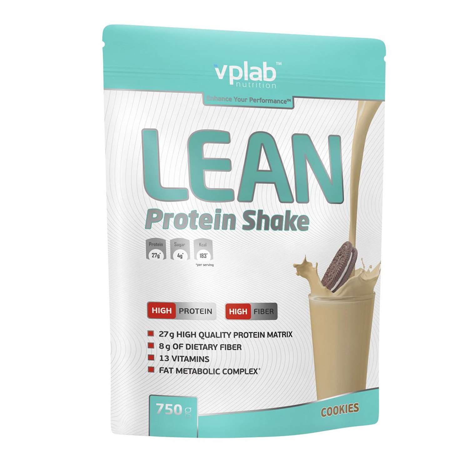 Протеин VPLAB Lean Protein Shake печенье-крем 750г - фото 1