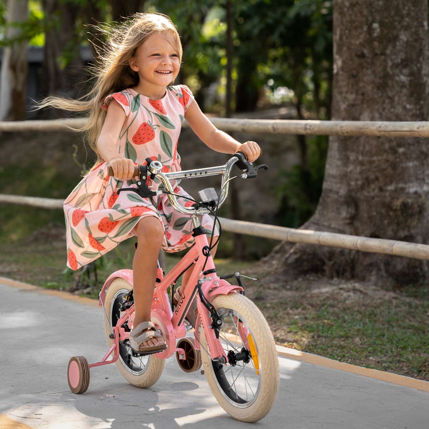 Велосипед детский Happy Baby RINGO с поддерживающими колесами - фото 16