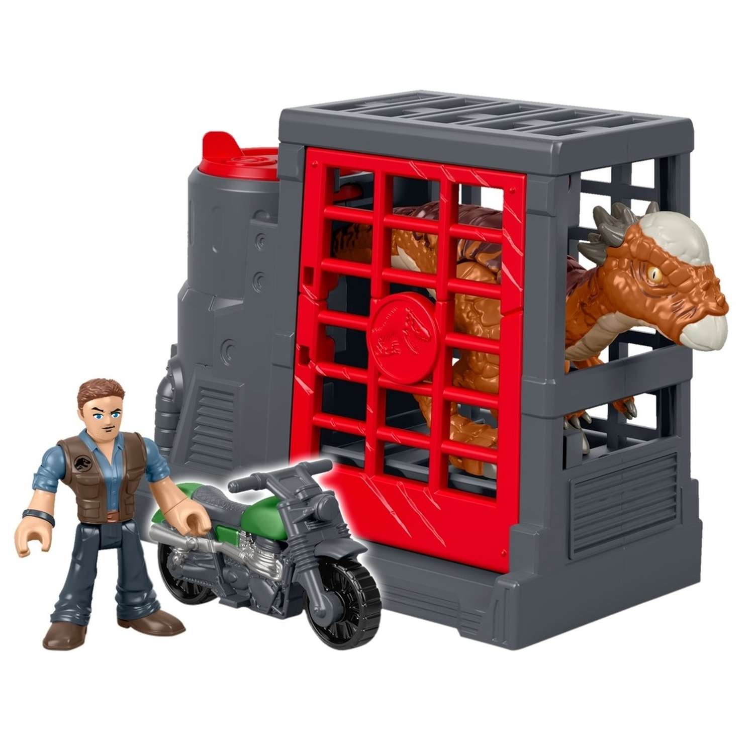 Фигурка IMAGINEXT Jurassic World Стигимолох и Оуэн FMX90 - фото 7