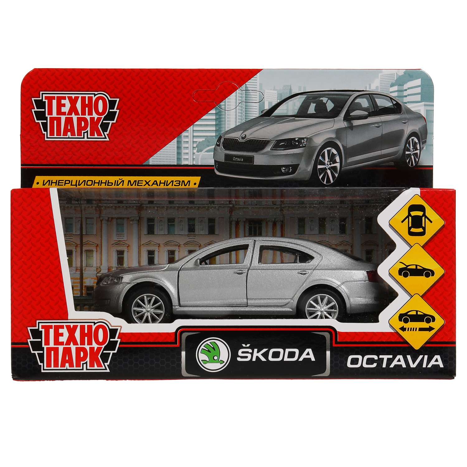 Машина Технопарк Skoda Octavia 278449 купить по цене 399 ₽ в  интернет-магазине Детский мир