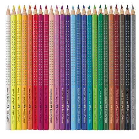 Карандаши цветные Faber Castell Grip 24 цветов трехгранные заточеные