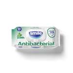 Влажные салфетки Smile SMILE W Antibacterial 100 шт с подорожником