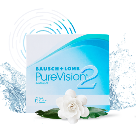 Контактные линзы Bausch+Lomb PureVision2 6 pk R 8.6 D-9.50