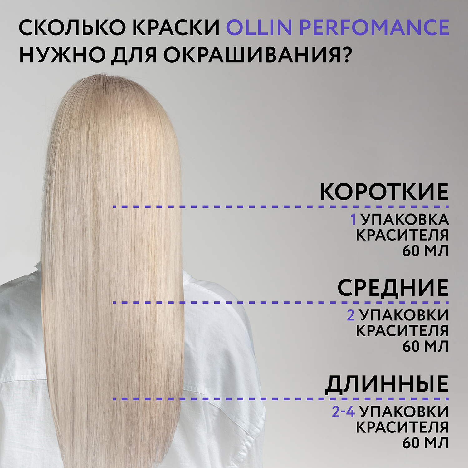 Крем-краска для окрашивания волос Ollin PERFORMANCE 8/03 светло-русый прозрачно-золотистый 60 мл - фото 2