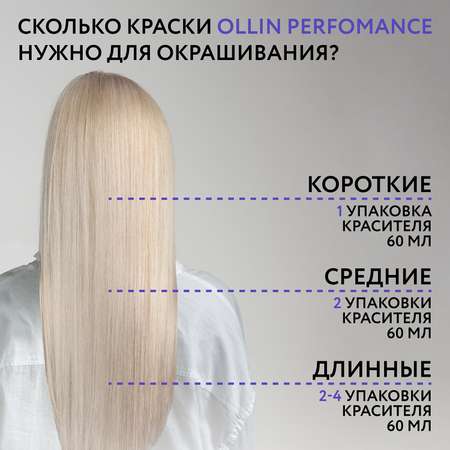 Крем-краска для окрашивания волос Ollin PERFORMANCE 8/03 светло-русый прозрачно-золотистый 60 мл