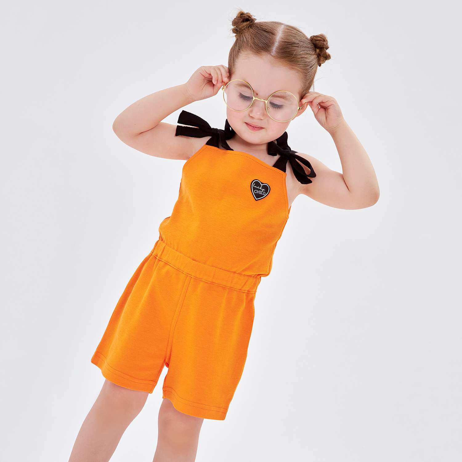 Полукомбинезон Lucky Child 143-31/оранжевый/0-2 - фото 6
