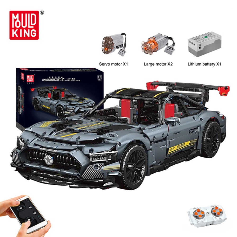 Конструктор Mould King 13123 Мерседес AMG GT R 1:8 Shadow 2872 детали