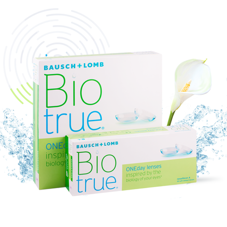 Контактные линзы Bausch+Lomb BioTrue ONEDAY 90 pk R 8.6 D-6.00