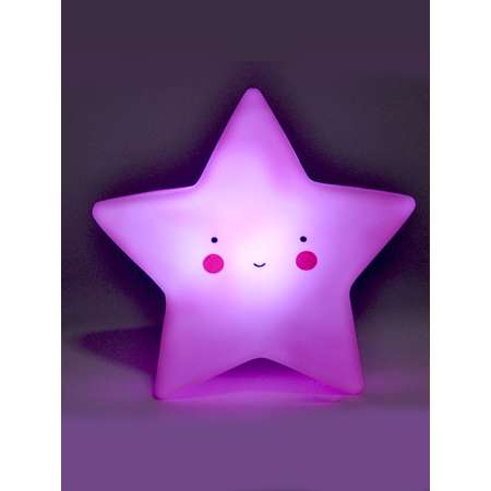 Лампа настольная светодиодная LATS ночник детский звезда розовая