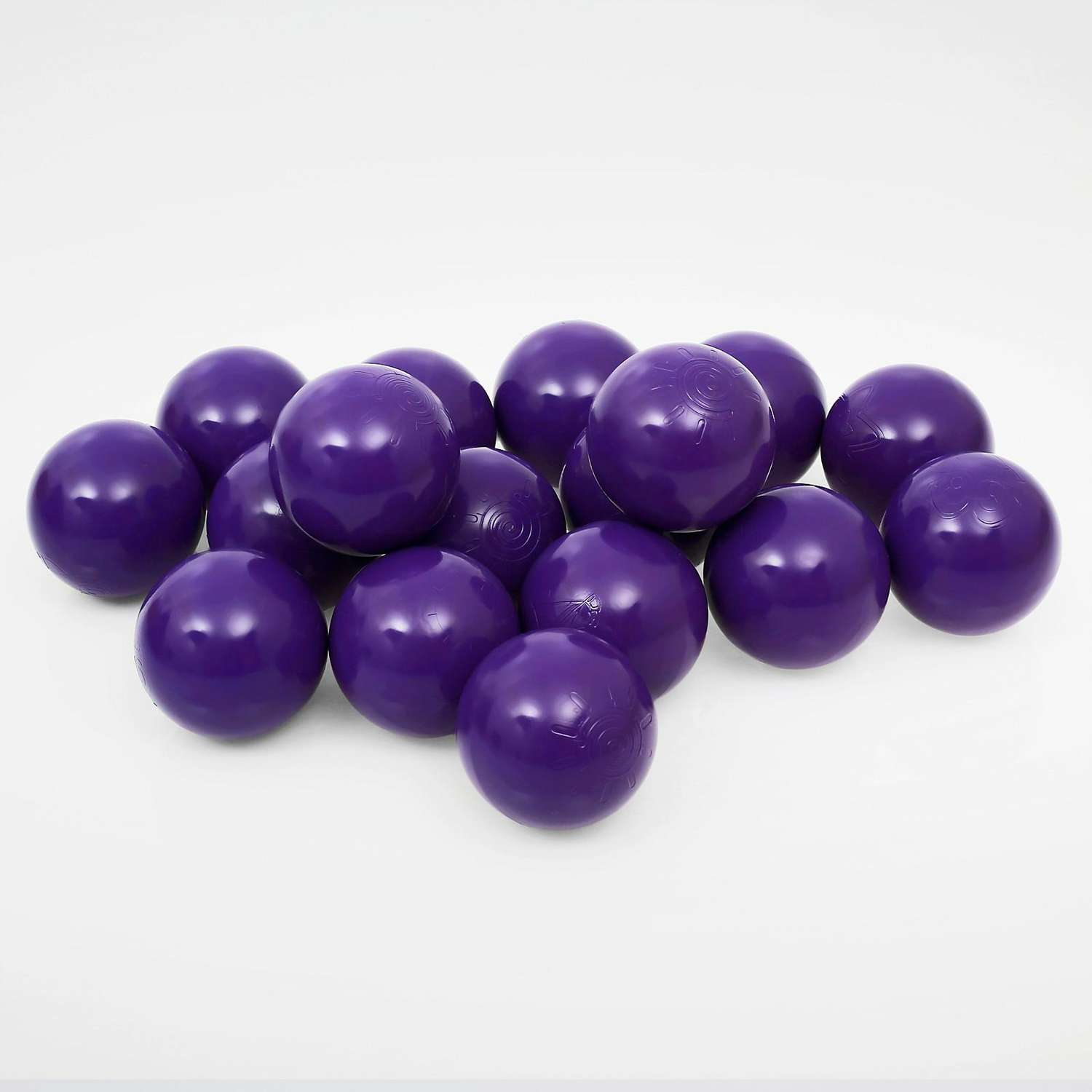 Шарики для сухого бассейна Соломон 500 шт цвет фиолетовый - фото 1
