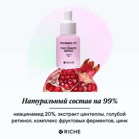 Сыворотка для лица RICHE Против акне и черных точек с ниацинамидом 20%