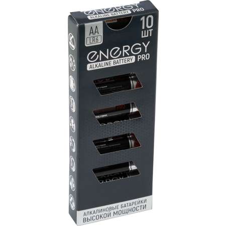 Батарейка алкалиновая Energy Pro LR6/10К (АА)