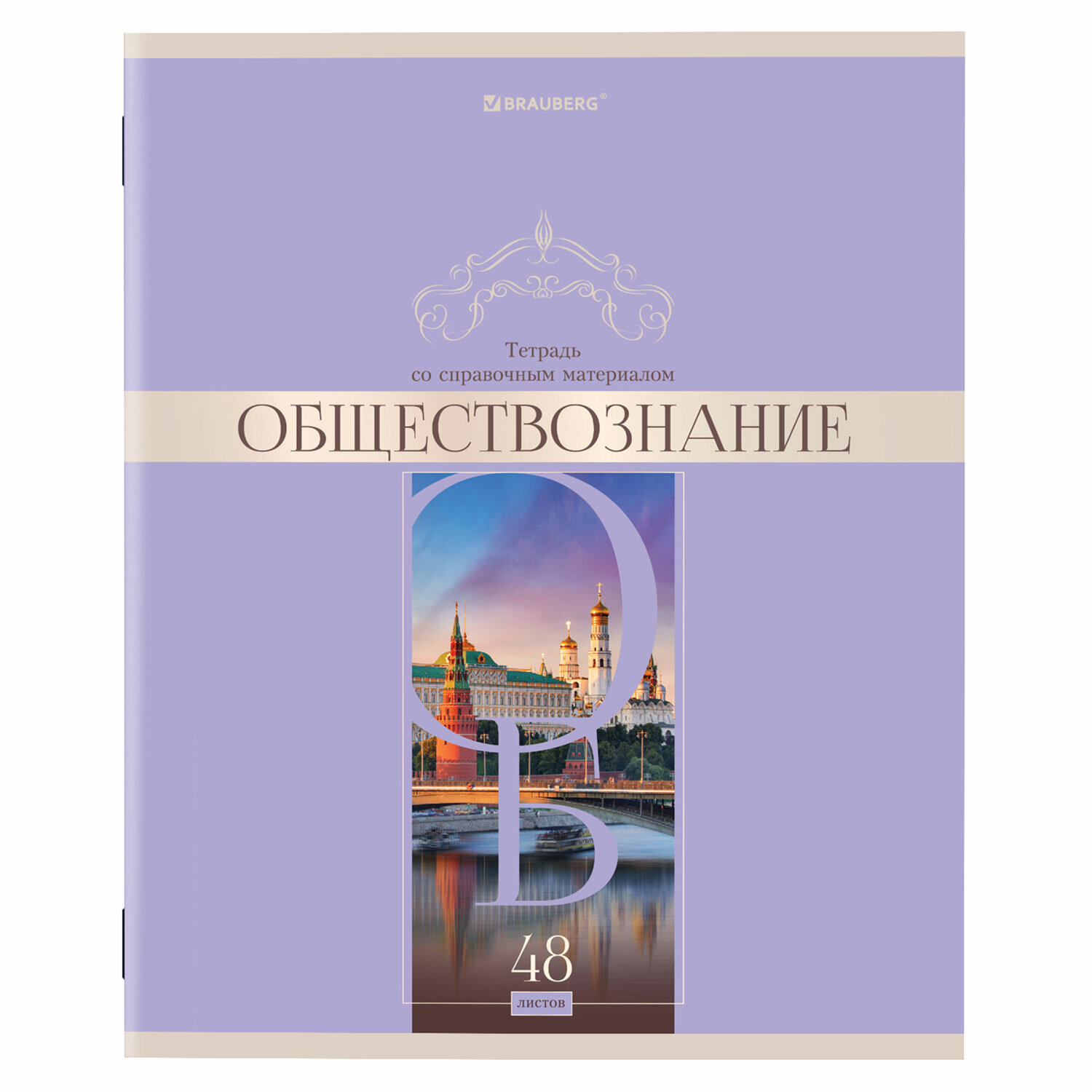 Тетради предметные Brauberg школьные со справочным материалом в клетку и линейку 12 шт 48 листов - фото 21